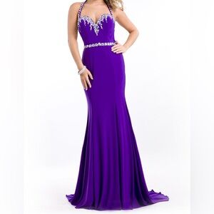 PARTYTIME SZ-0 2710 PURPLE PROM/FORMAL/ PAGENT DRESS
